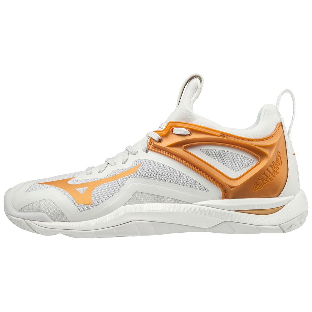 Mizuno Women's Handball Shoes WAVE MIRAGE 3 White - SNGTEVL-68